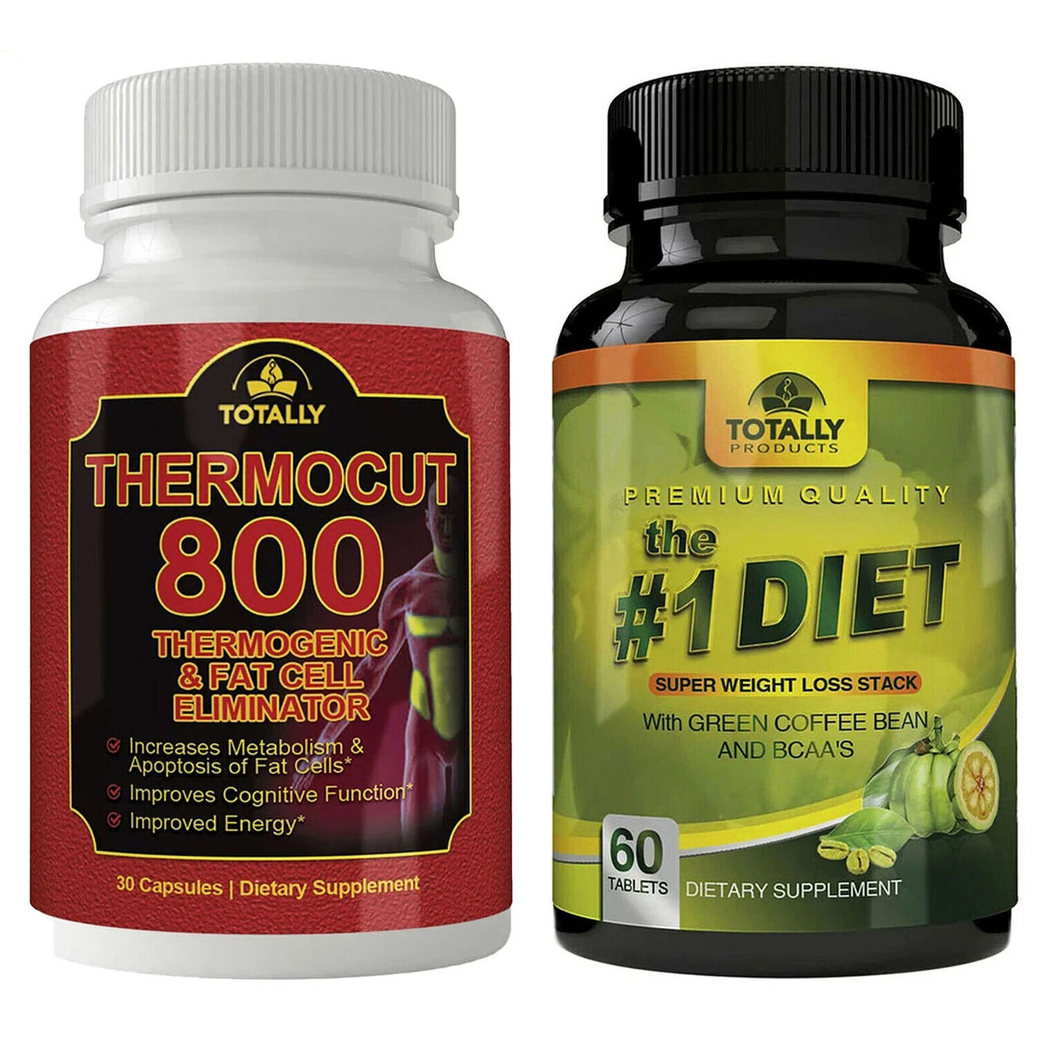 Thermocut Metabolism Booster Green Coffee Bean Fat Burn Weight Loss Supplements