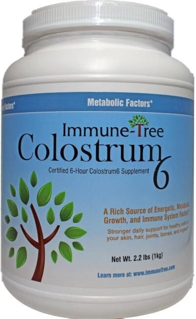 Immune-Tree Colostrum6 Certified 6-Hour Colostrum Supplement, 2.2lb (1 Kilo)
