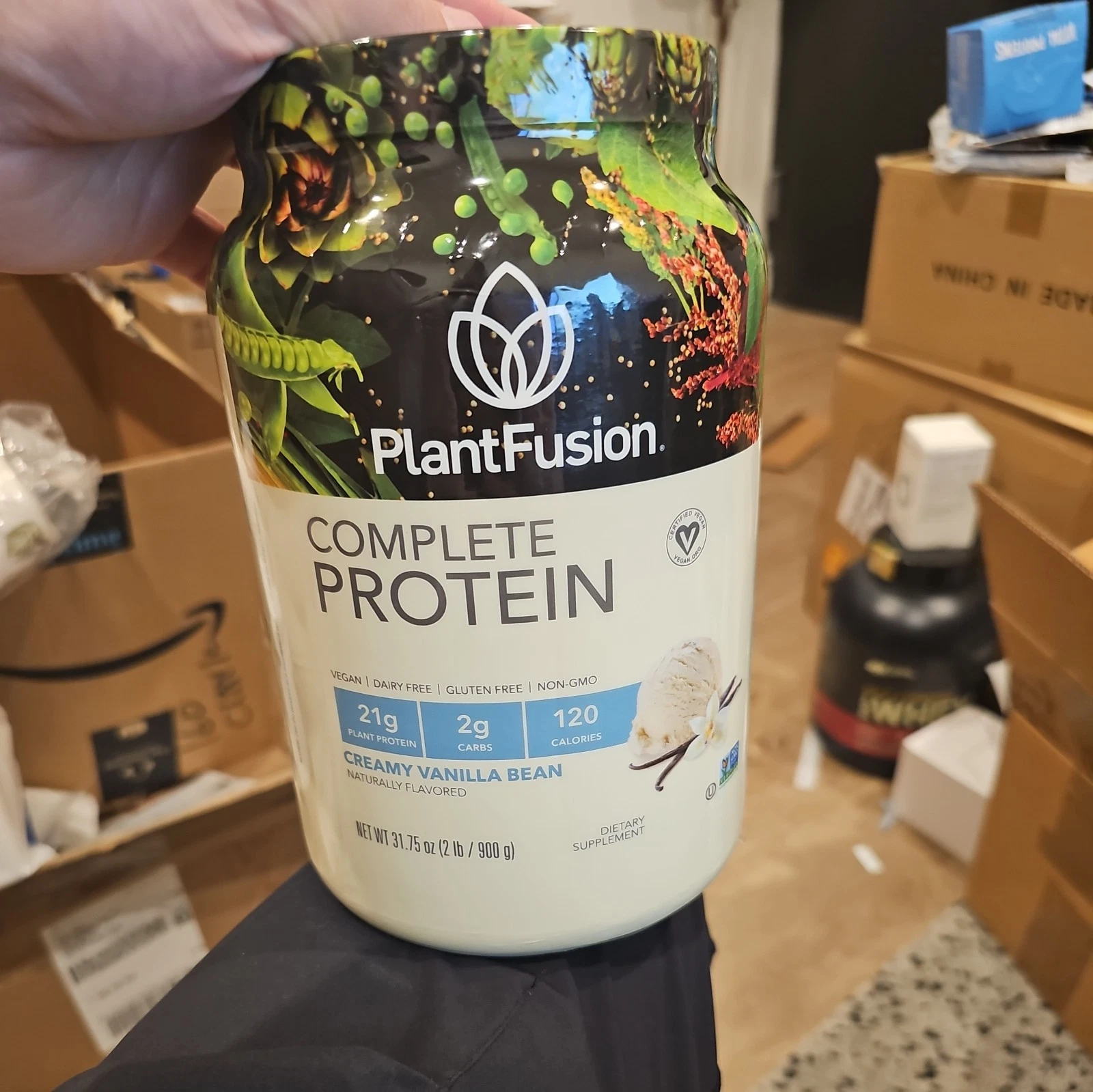 PlantFusion Complete Protein Vanilla Powder 2lbs. exp 06/26