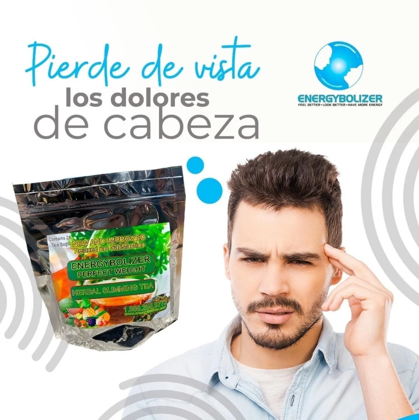 Energybolizer Perfect Weight Herbal Slimming Tea (24 Bags) Supplement