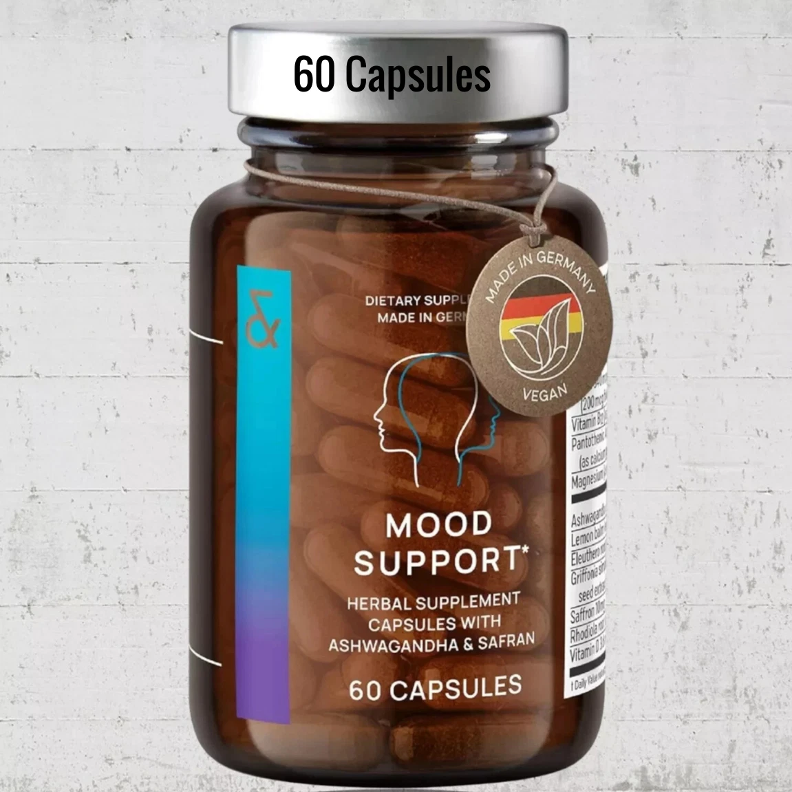 Mood Support Supplement - Serotonin Booster with Ashwagandha + Saffron EXP 5/26