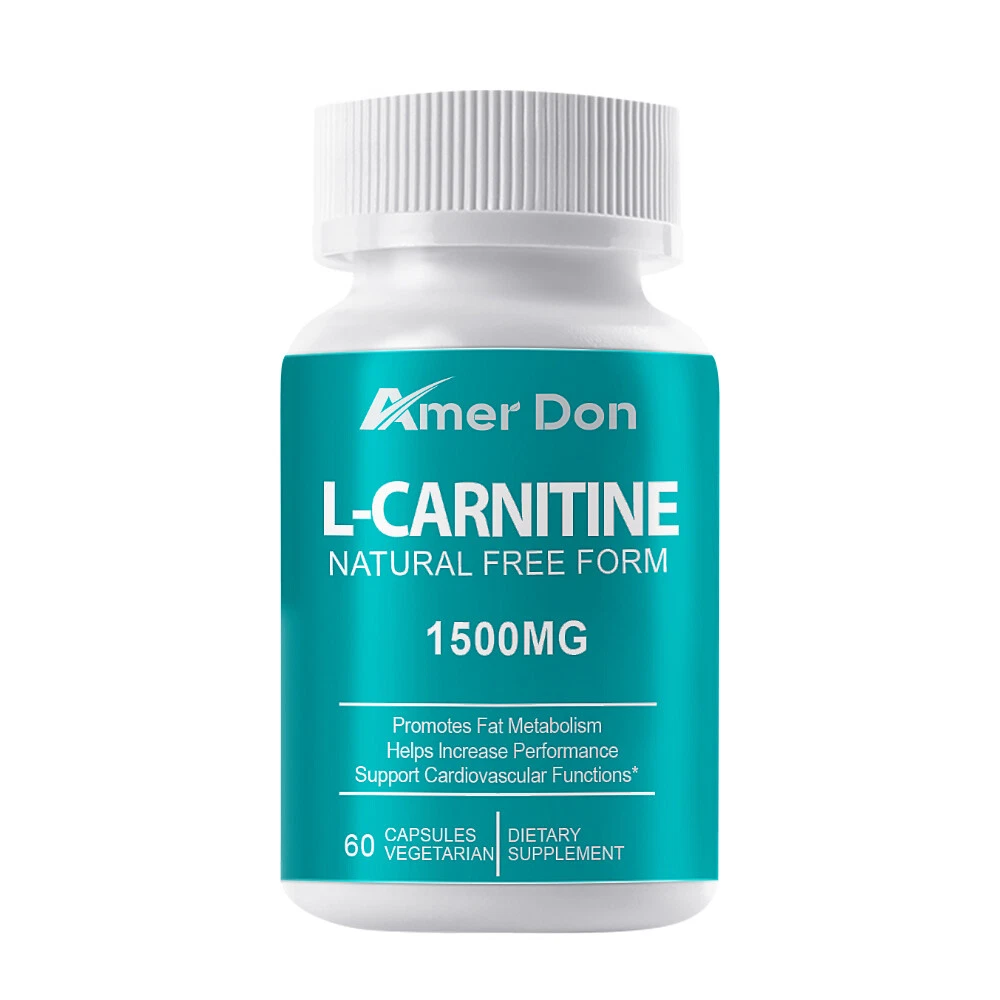1500mg Acetyl L-Carnitine Capsules High Potency Supports Muscular Energy Support