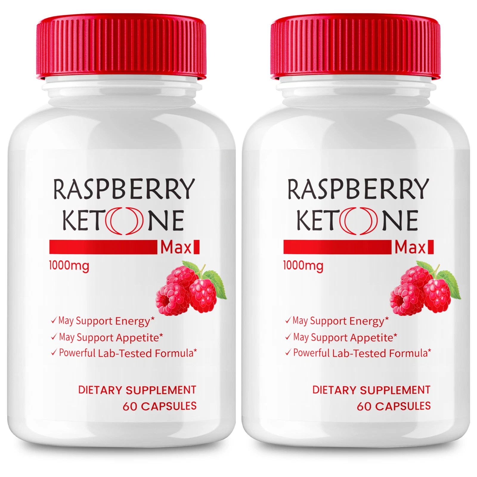 (2 Pack) Raspberry Ketone - Weight Loss, Reduce Belly Fat & Appetite Suppressant