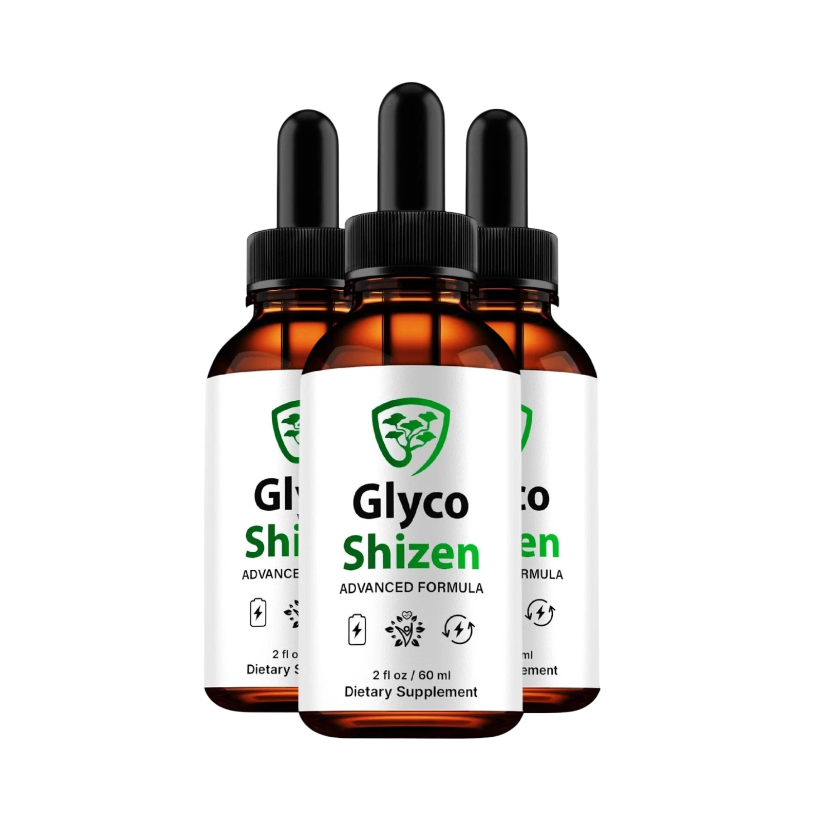 (3-Pack) Glyco Shizen Drops, GlycoShizen Drops Advanced Liquid Drop Supplement