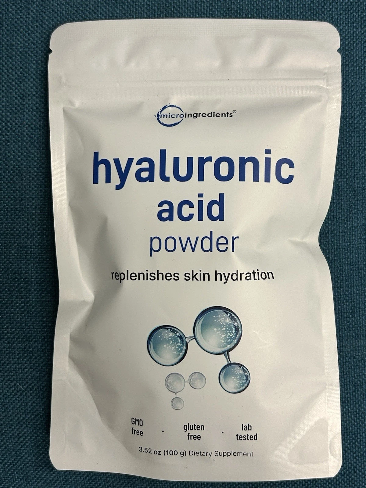 Micro Ingredients HYALURONIC ACID POWDER 3.52 oz Exp.04/27 New