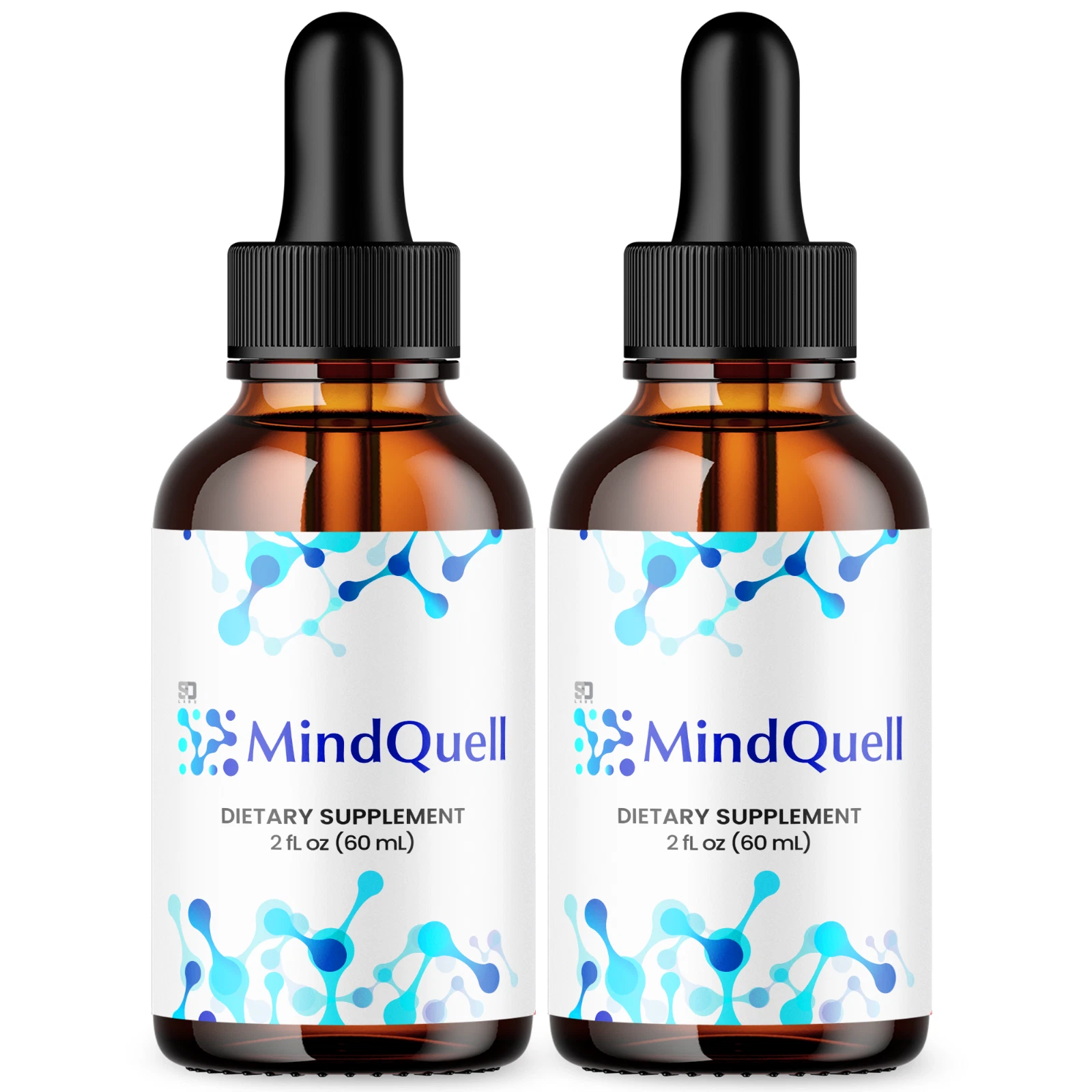 (2 Pack) MindQuell Drops - Advanced Brain Health & Cognitive Support Supplement