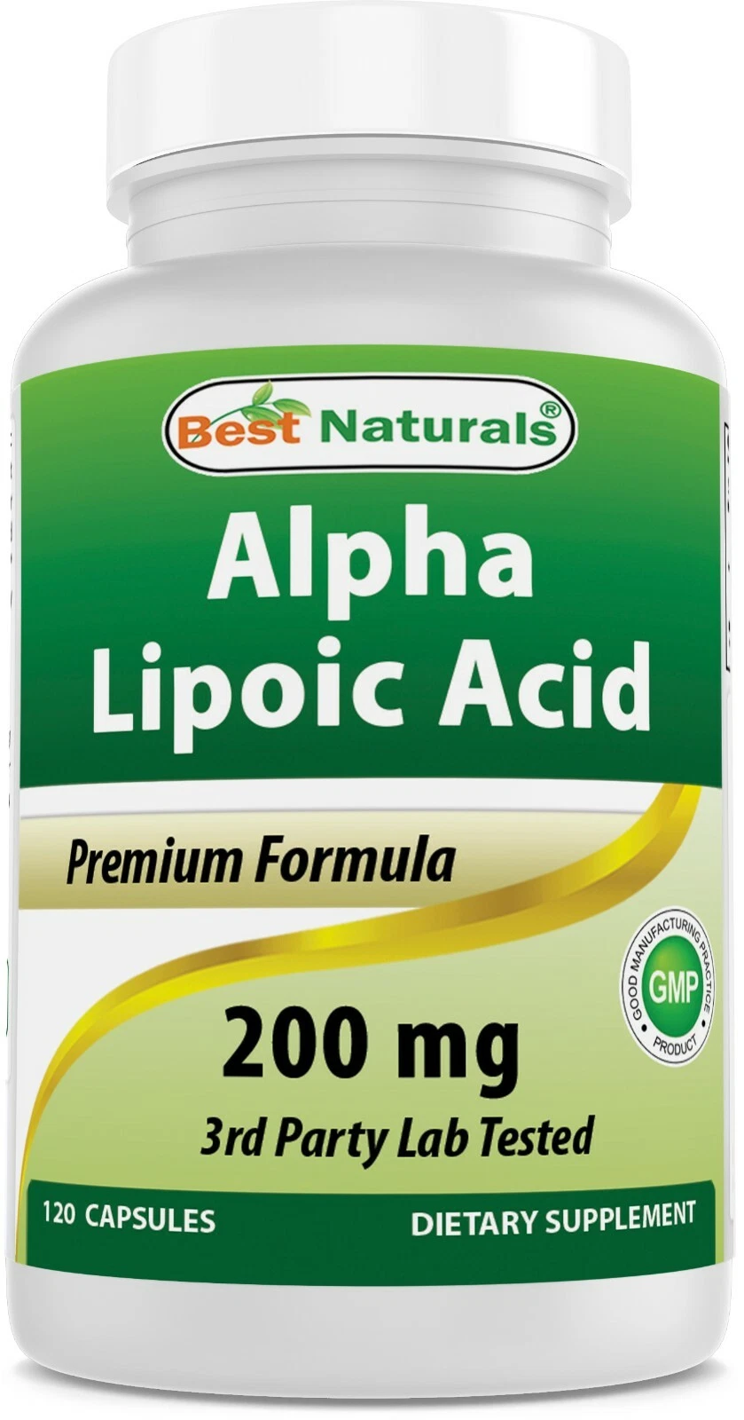 Best Naturals alpha lipoic acid 200mg 120 Capsules antioxidants