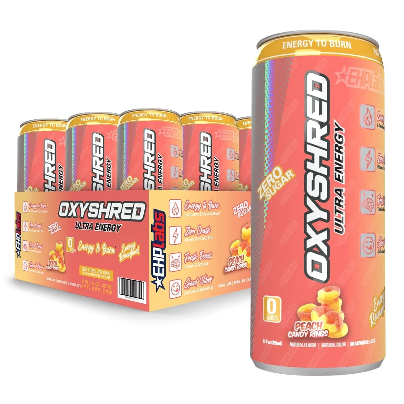 OxyShred Ultra Energy Drink RTD (12-Pack) Exp 19/05/2025