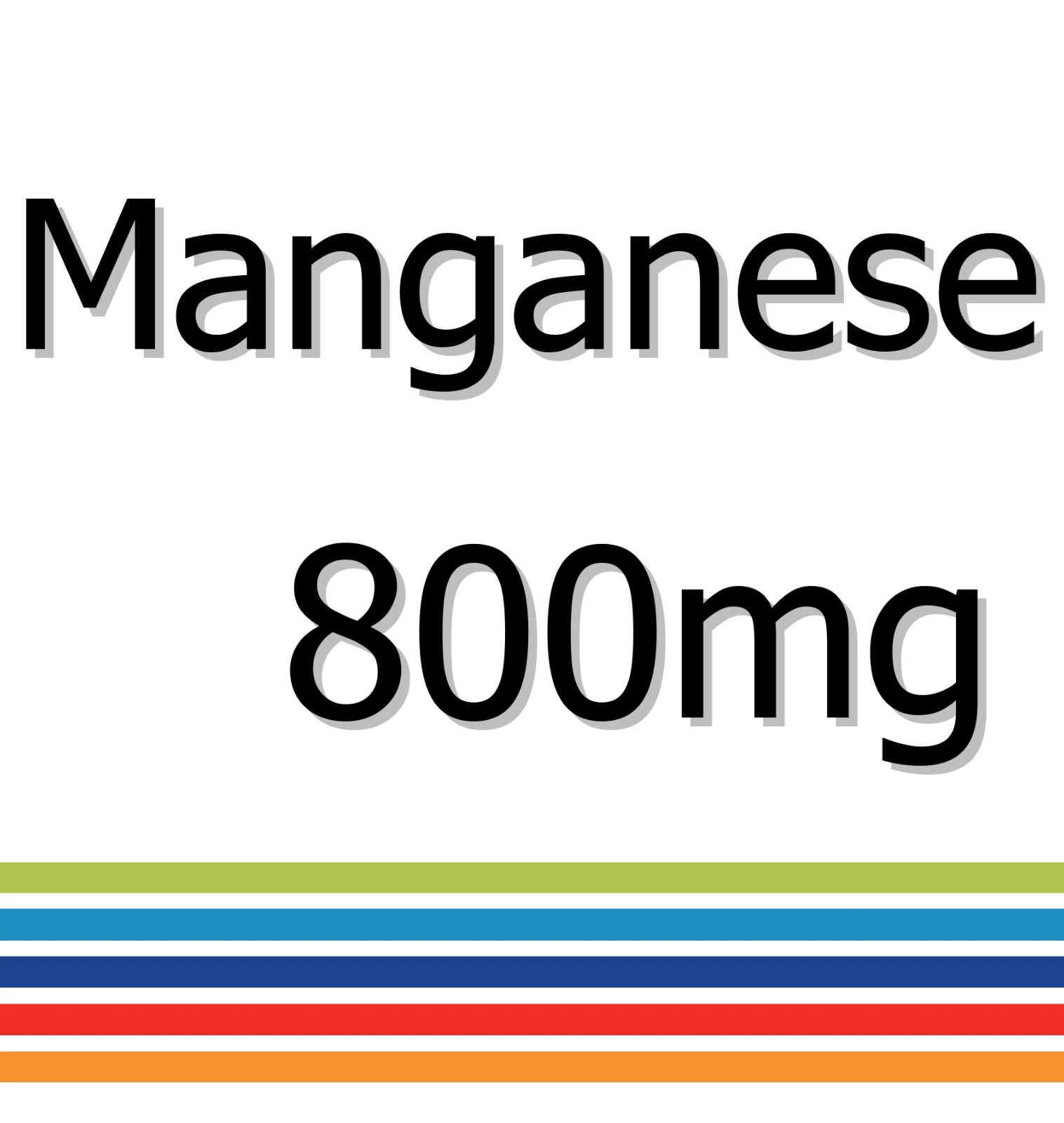 Manganese 800mg x 60 Tablets - Immune system