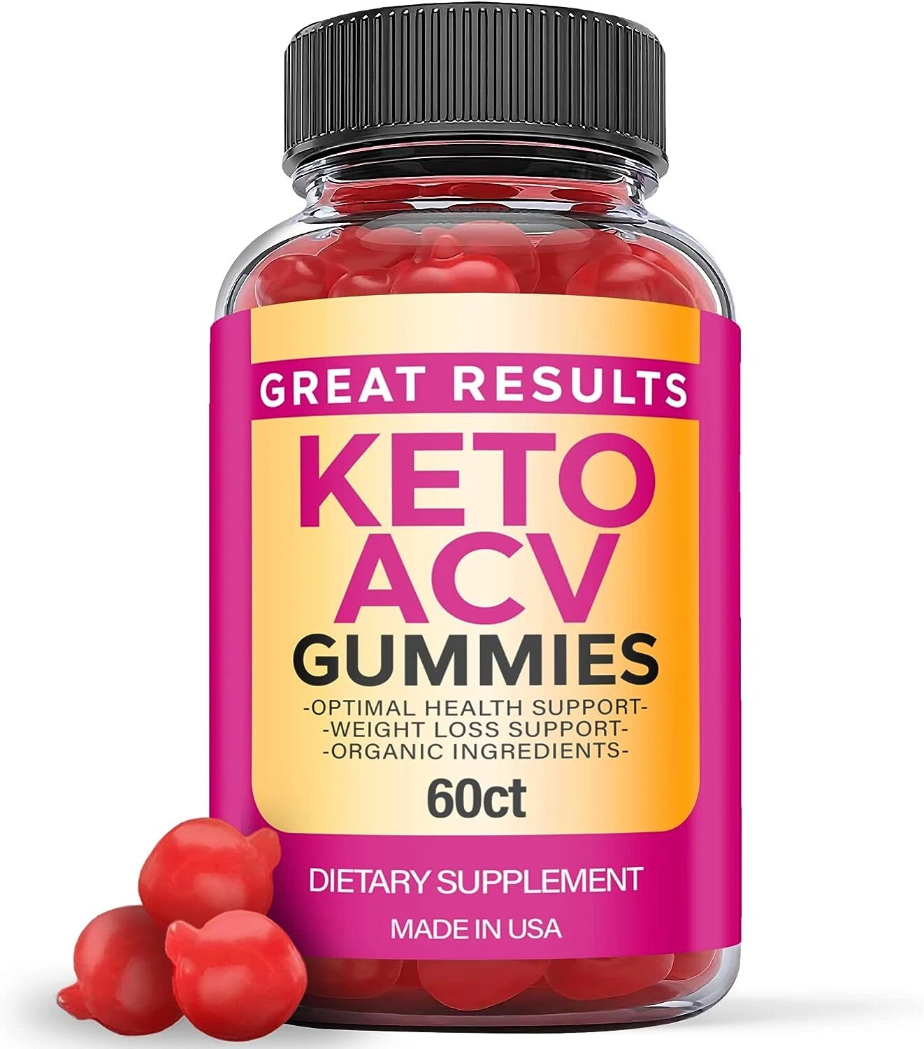 Great Results Keto Gummies - Great Results ACV Gummys Weight Loss ORIGINAL-1Pack
