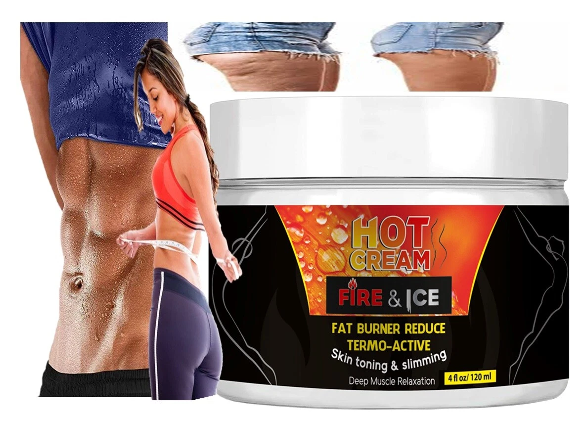 Hot Cream Fat Burner Loss Weight Belly Slimming Fitness Body Sweat Gel Cream USA