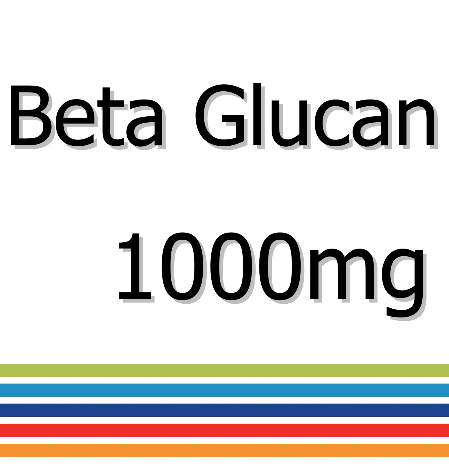 Beta Glucan 1000mg x 30 Tablets - Reduces Inflammation