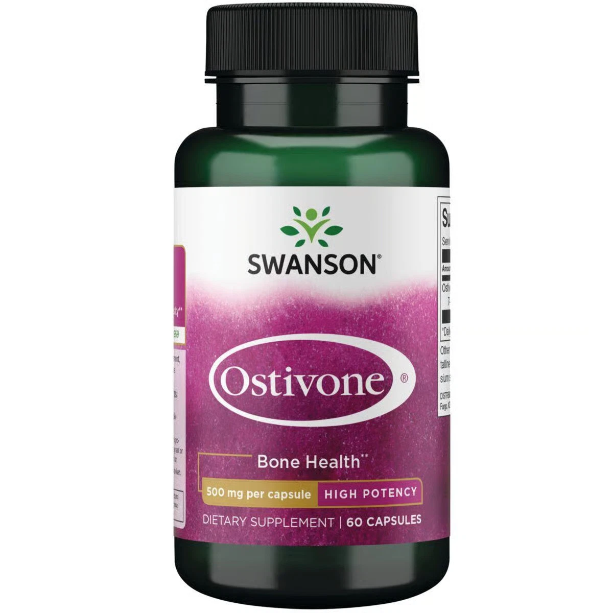 Swanson High Potency Ostivone 500 mg 60 Capsules