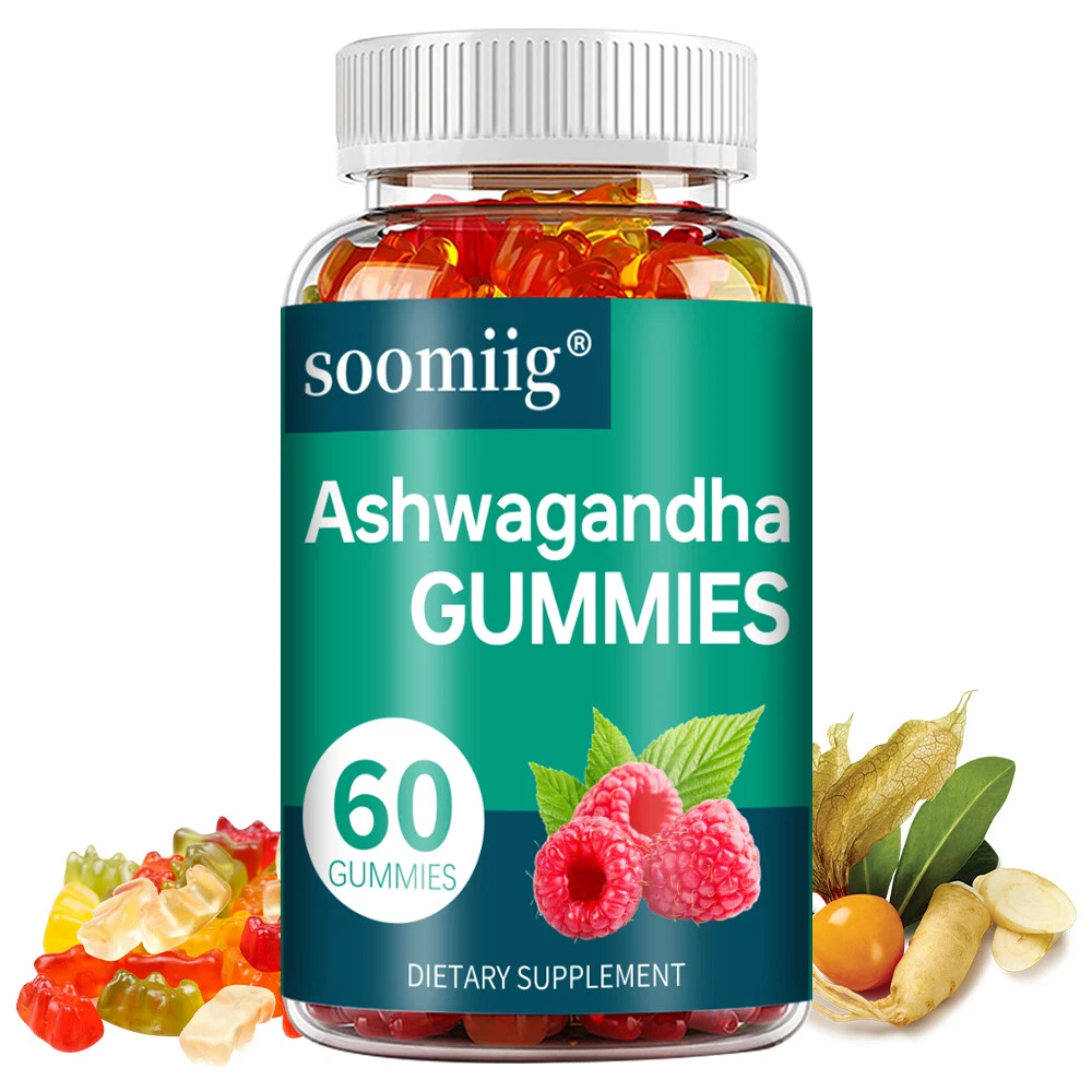 Ashwagandha Gummies - Vegan - Anxiety, Stress, Immune Support
