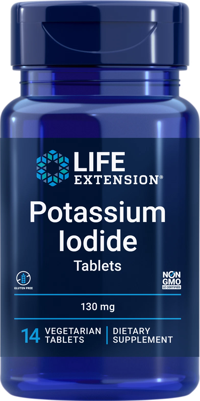 Life Extension Potassium for Thyroid and Radiation 130 mg (Two Pack bundle)