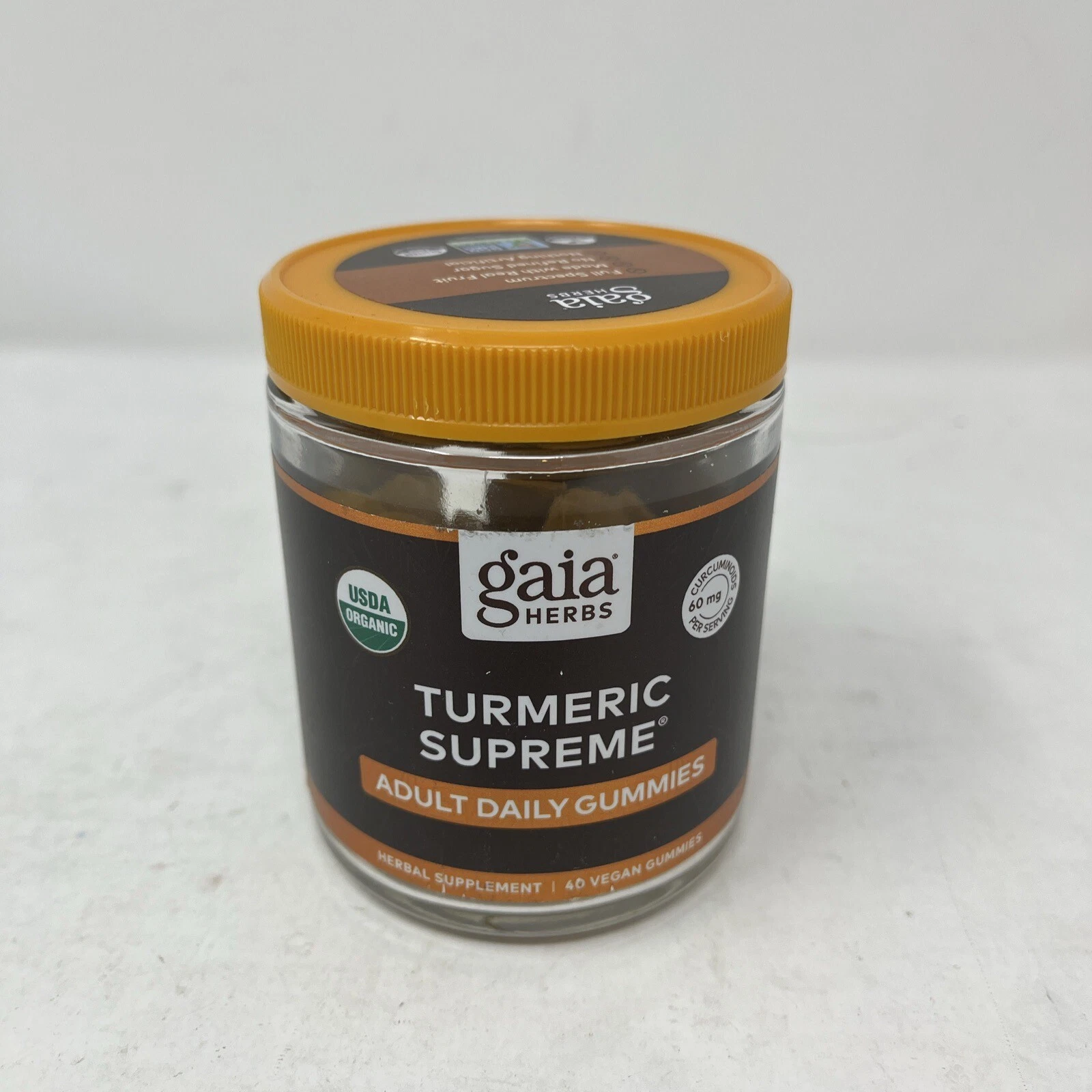 Turmeric Supreme, Adult Daily Gummies, 40 Vegan Gummies