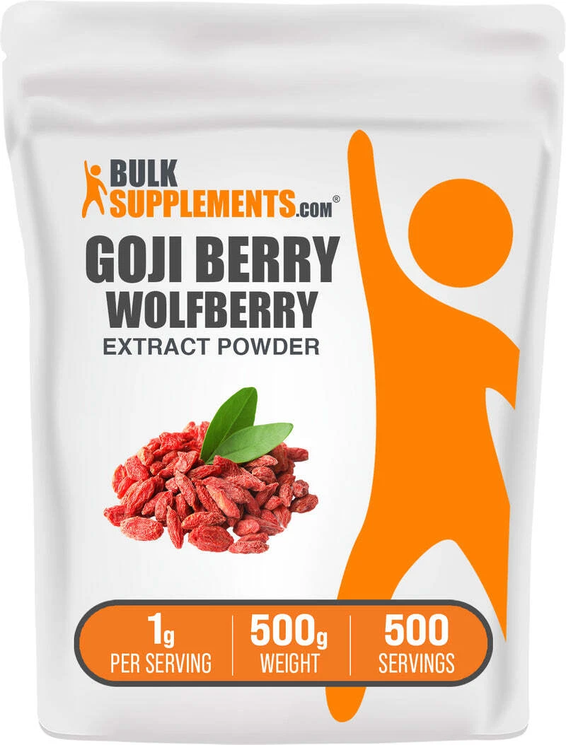 BulkSupplements Wolfberry Extract Powder - Goji Berry- 1g Per Serving