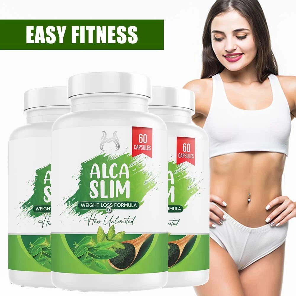 Alcaslim 3 Bottles – Weight Loss & Body Slimming Supplement – Fast Fat Burn
