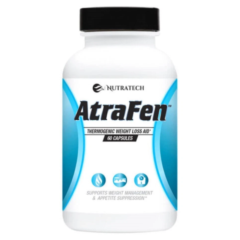 Nutratech Atrafen Powerful Fat Burner and Appetite Suppressant Diet Pill System
