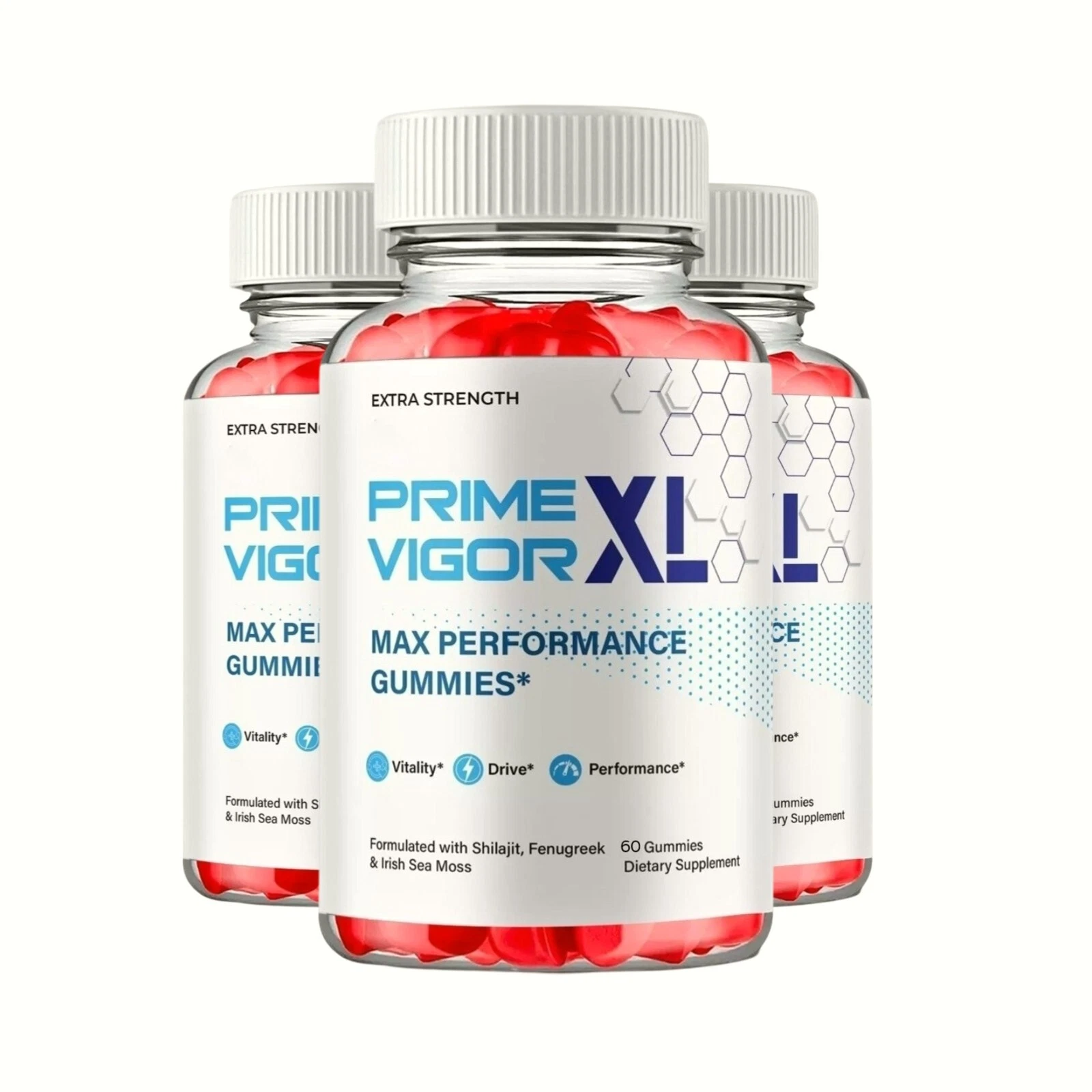 3-Pack Prime Vigor XL Gummies for Men – PrimeVigor XL Male Gummies - 180 Gummies