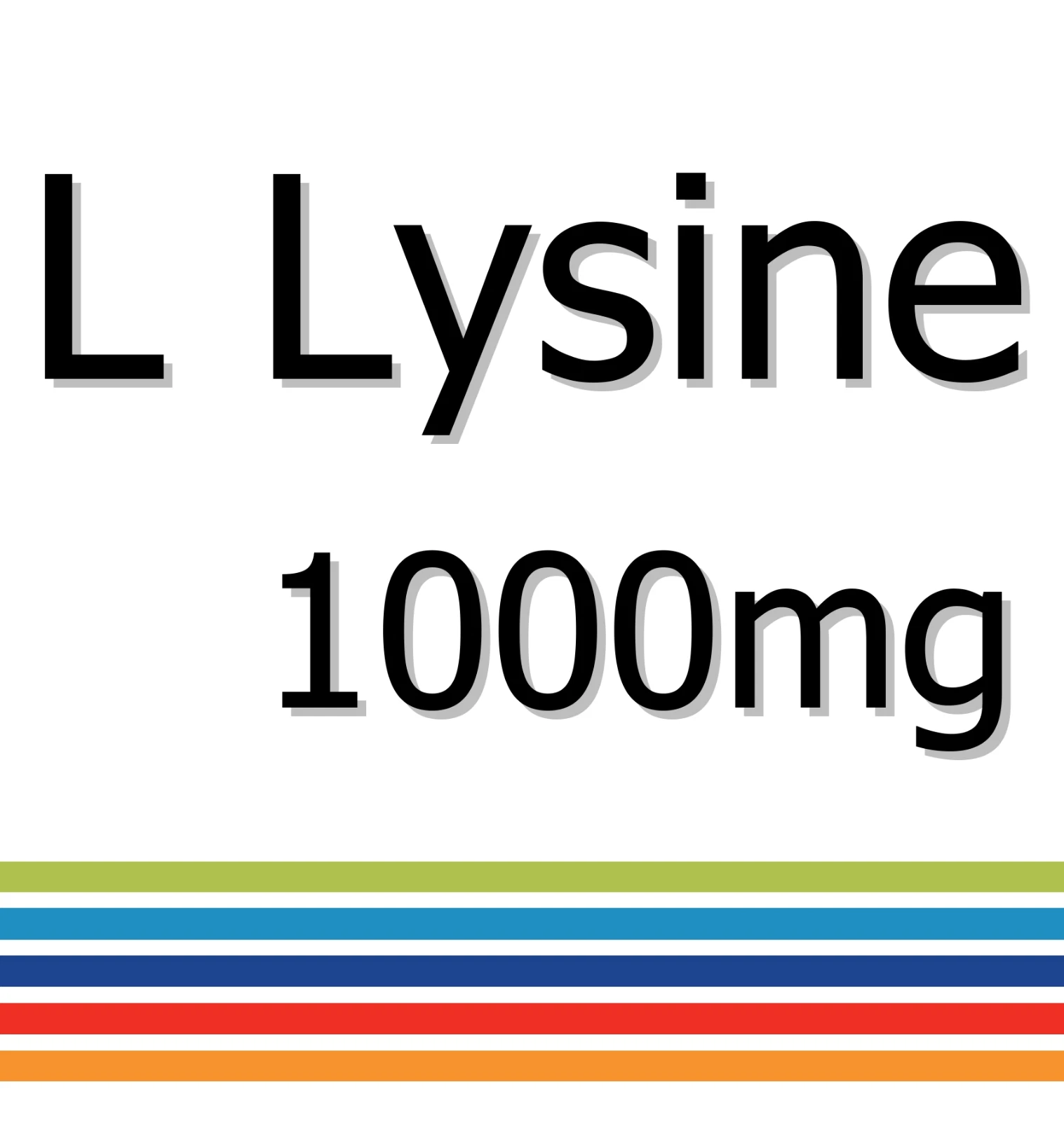 L Lysine 1000mg x 30 Tablets -