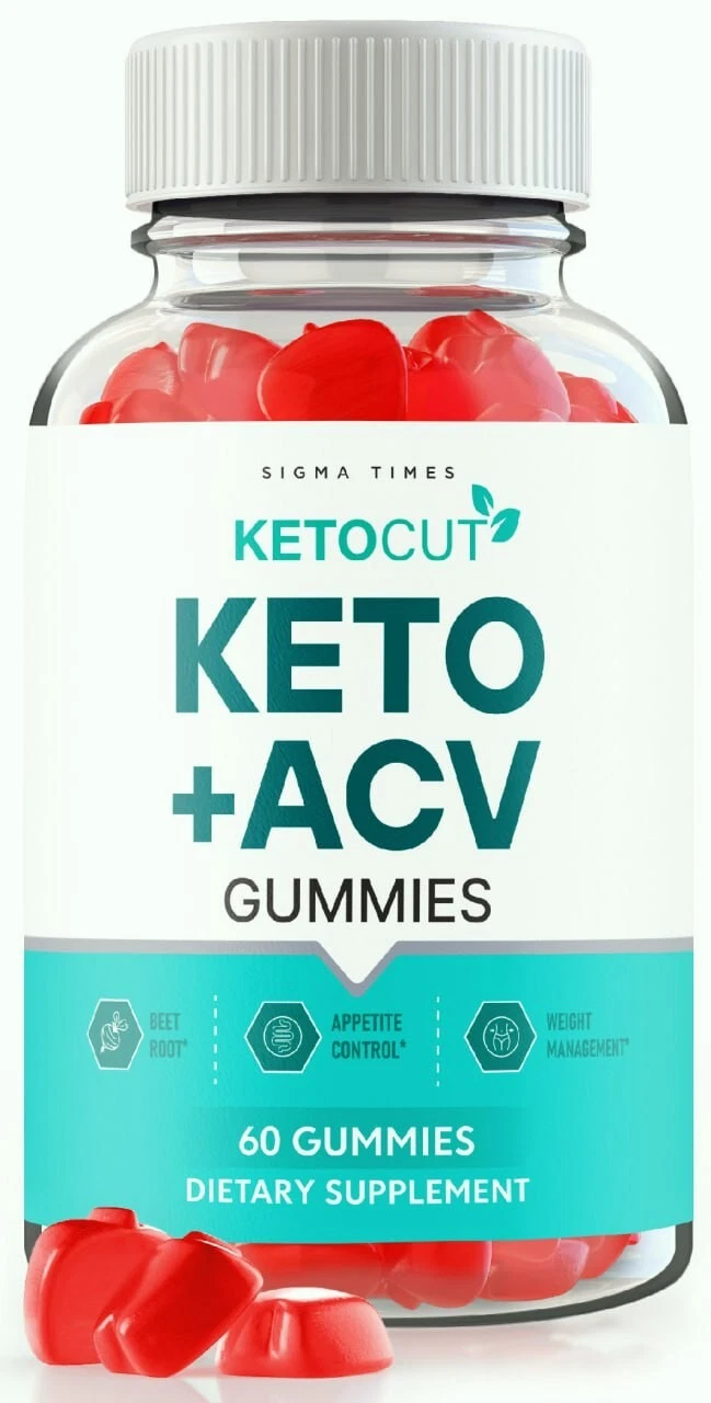 KetoCut Keto + ACV Weight Loss Gummies to Burn Fat and Sharpen Focus 60ct