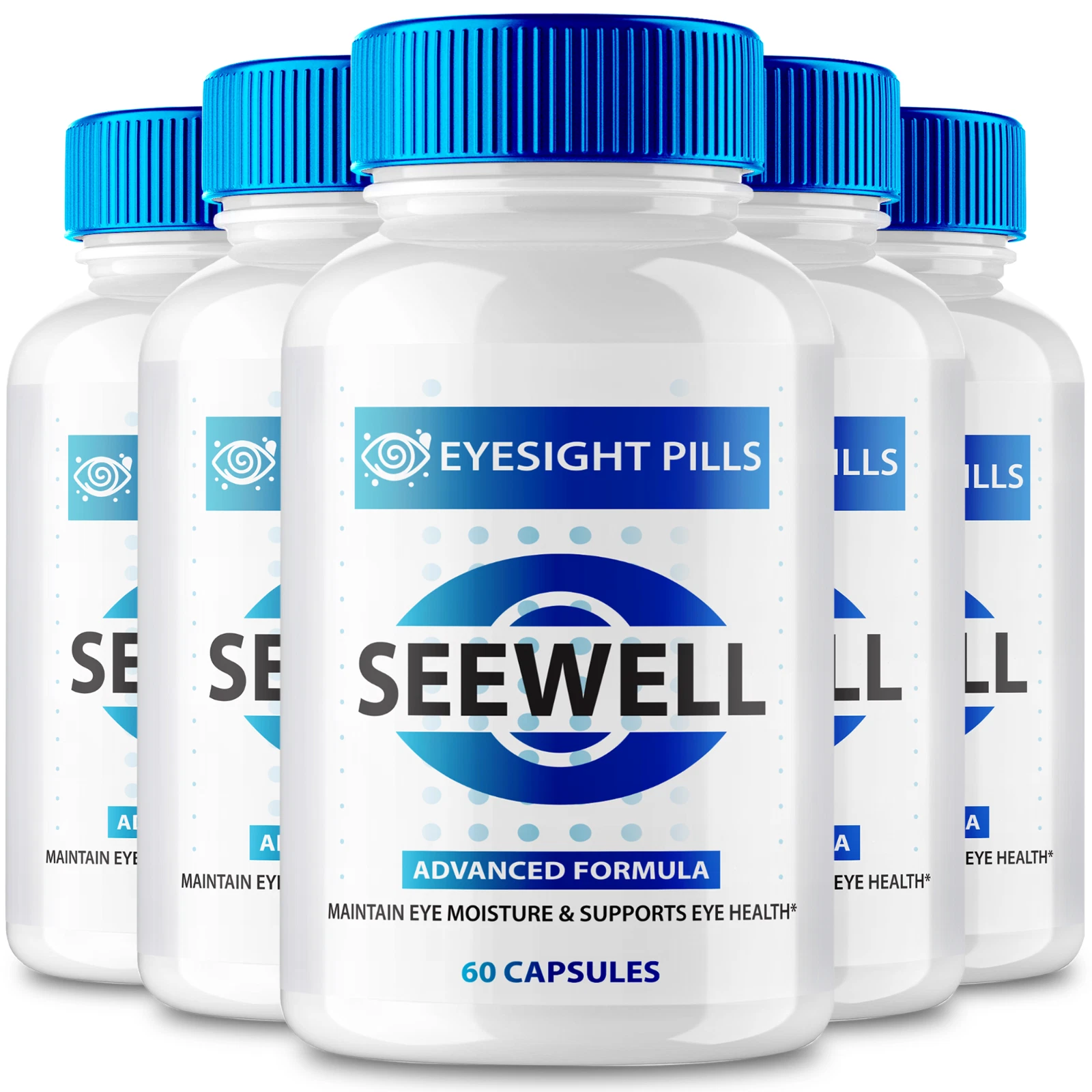 (5 Pack) SeeWell Eye Support Pills, See Well Clear Vision & Overall Eye Health