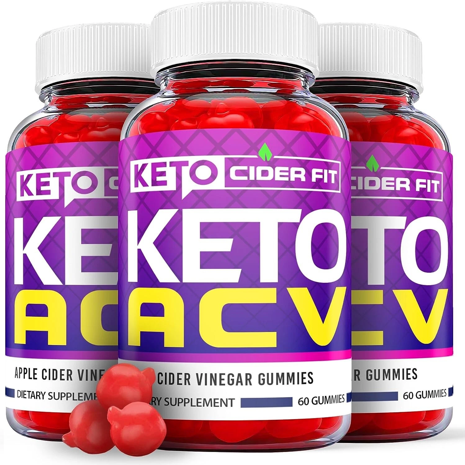 Keto Cider Fit Gummies - Keto Cider Fit ACV Gummies For Weight Loss (3 Pack)