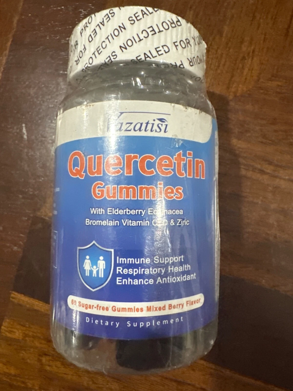 Quercetin Gummies immune support 60 sugar free gummies