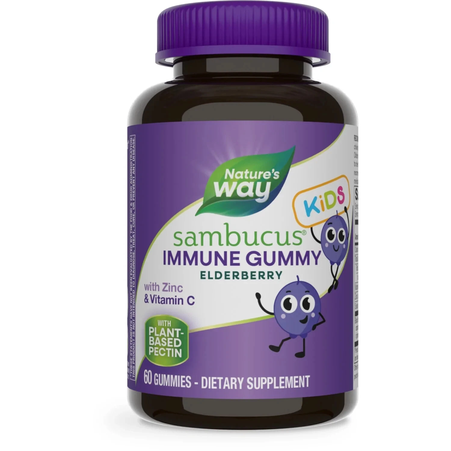 Sambucus Standardized Elderberry Gummies for Kids- Immune Support Supplement- 60