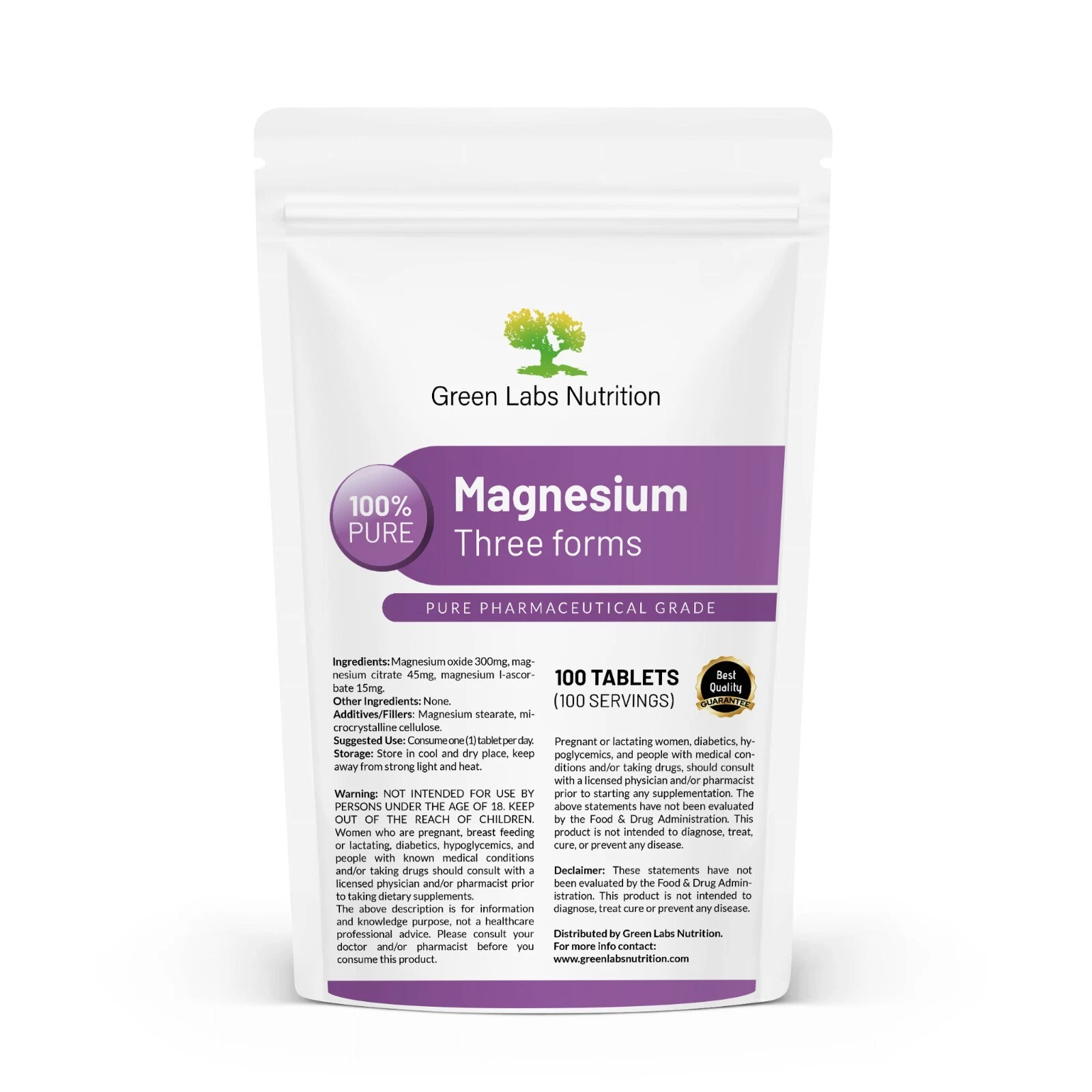 Magnesium Three Forms Complex Tablets – Energy, Muscle Function & Bone Health