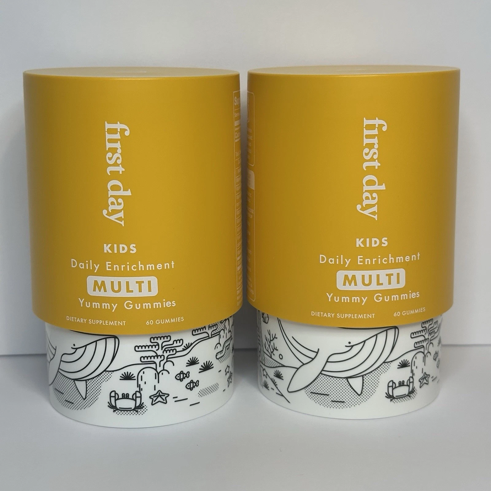 FIRST DAY Kids Daily Multivitamin Gummies Exp 06/2026 Lot Of 2