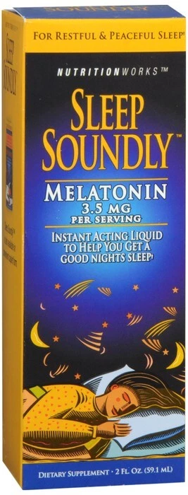 Windmill Natural Vitamins Sleep Soundly Melatonin Liquid 2 oz