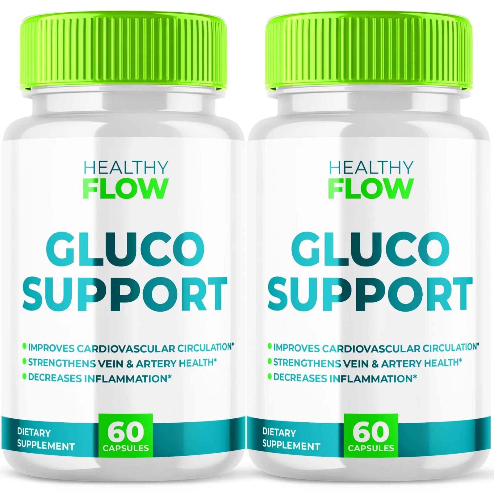 Healthy Flow Blood Advanced Formula Sugar Support Glyco Supplement 120 Capsules