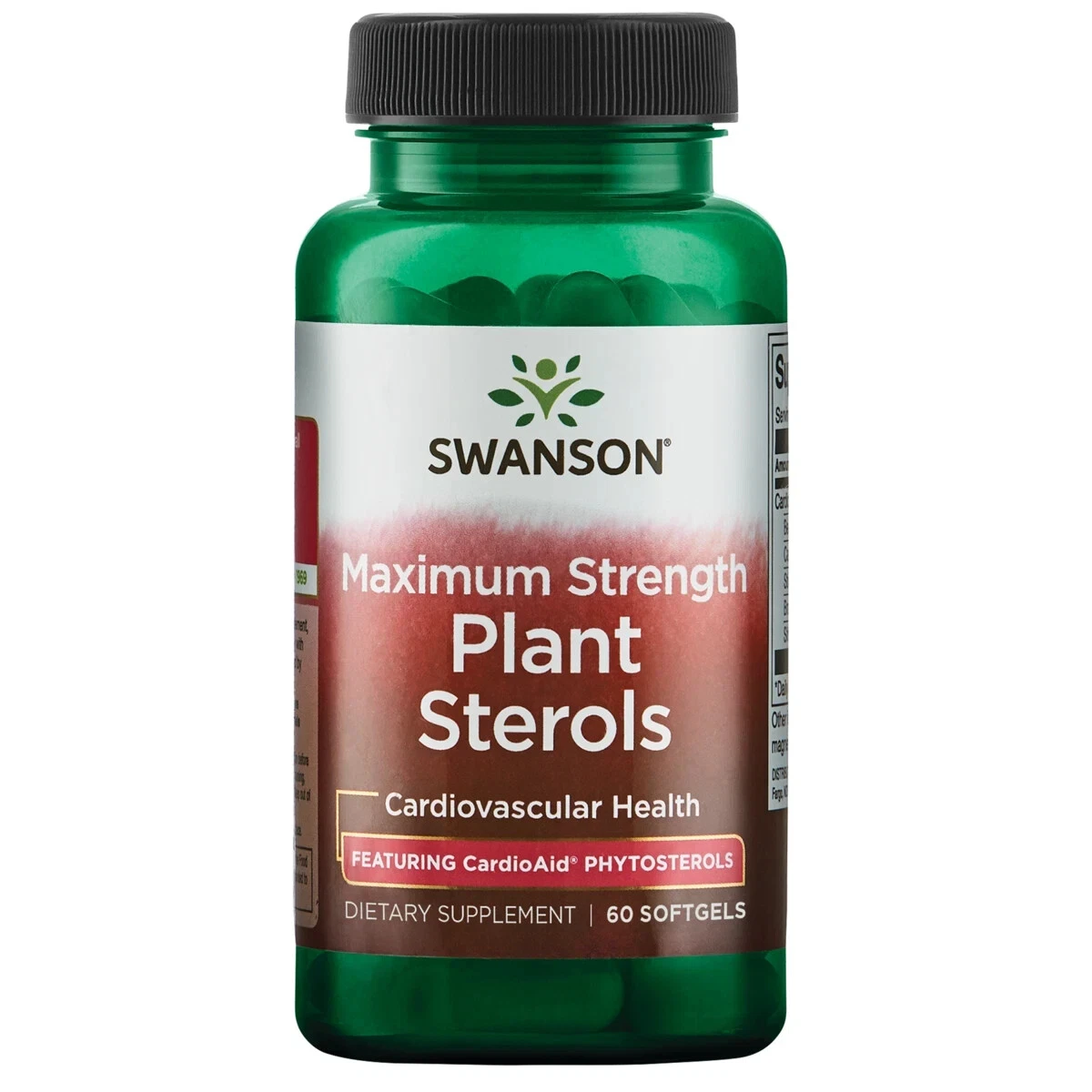Swanson Maximum Strength Plant Sterols w/ CardioAid Phytosterols, 60 Softgels
