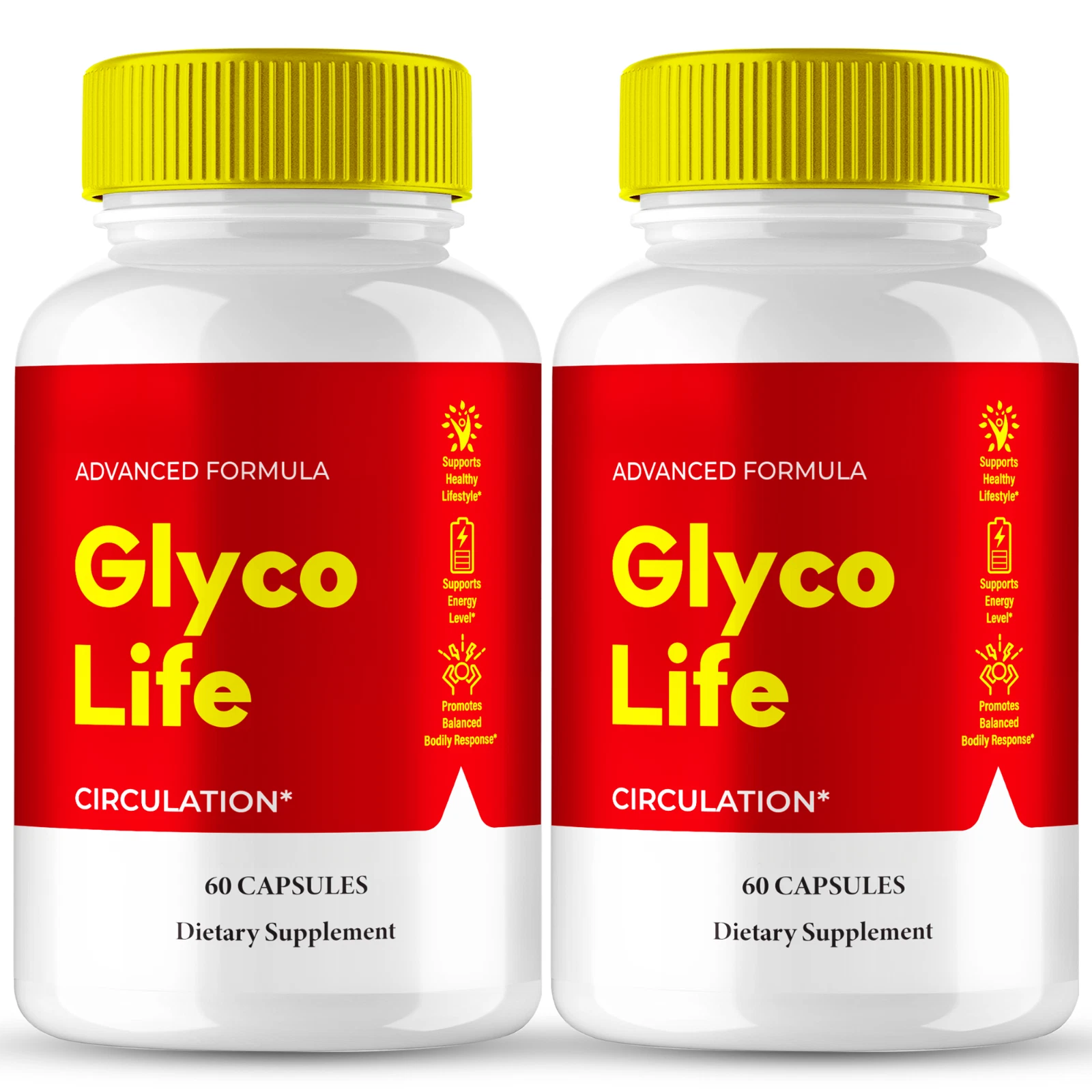 (2 Pack) Glyco Life Blood Pills, GlycoLife Healthy Circulation & Stable Levels
