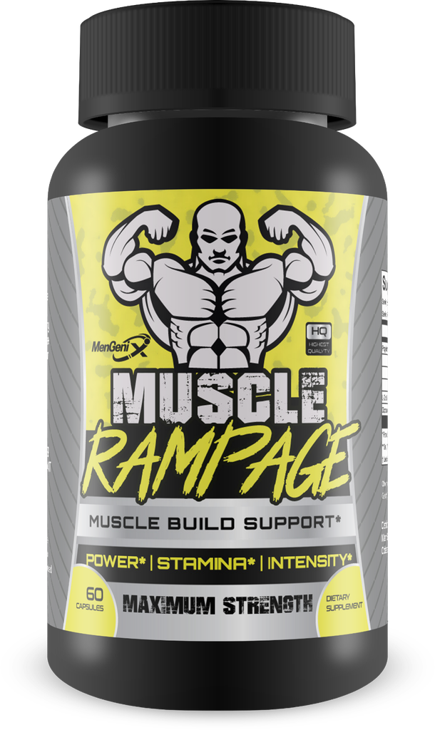 Mengenix - Muscle Rampage - Muscle Build Support - Increase Power & Stamina