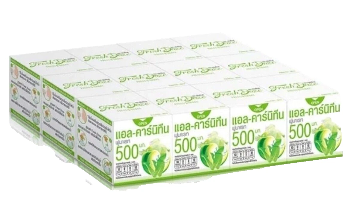 12x Fresh Doze Press Shake Apple Flavor Vita Fruit L-Carnitine Box 500 mg x3.5 g