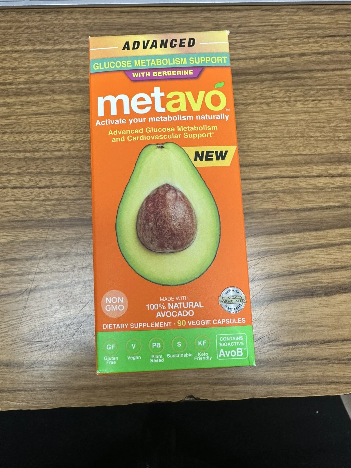 Metavo w/Berberine Glucose Metabolism Support Advanced 90 Veggie Caps Exp 10/26