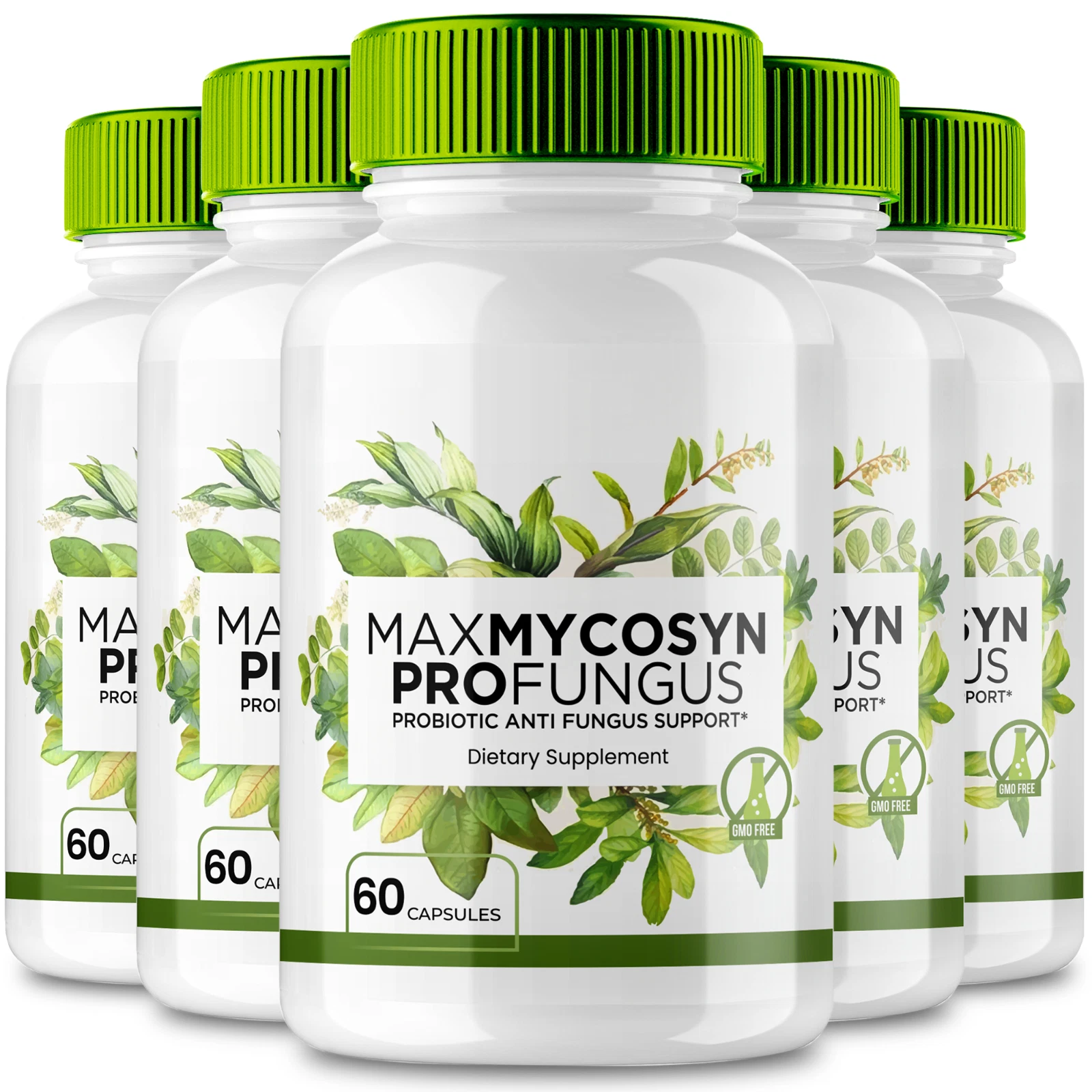 (5 Pack) Mycosyn Pro Fungus Treatment Capsules, MycosynPro Pills (300 Capsules)