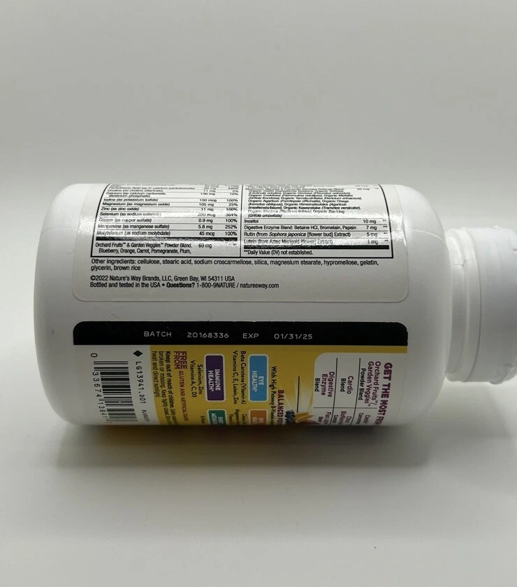 Nature’S Way Alive! Women’S 50+ Ultra Potency Complete Multivitamin, High Potenc