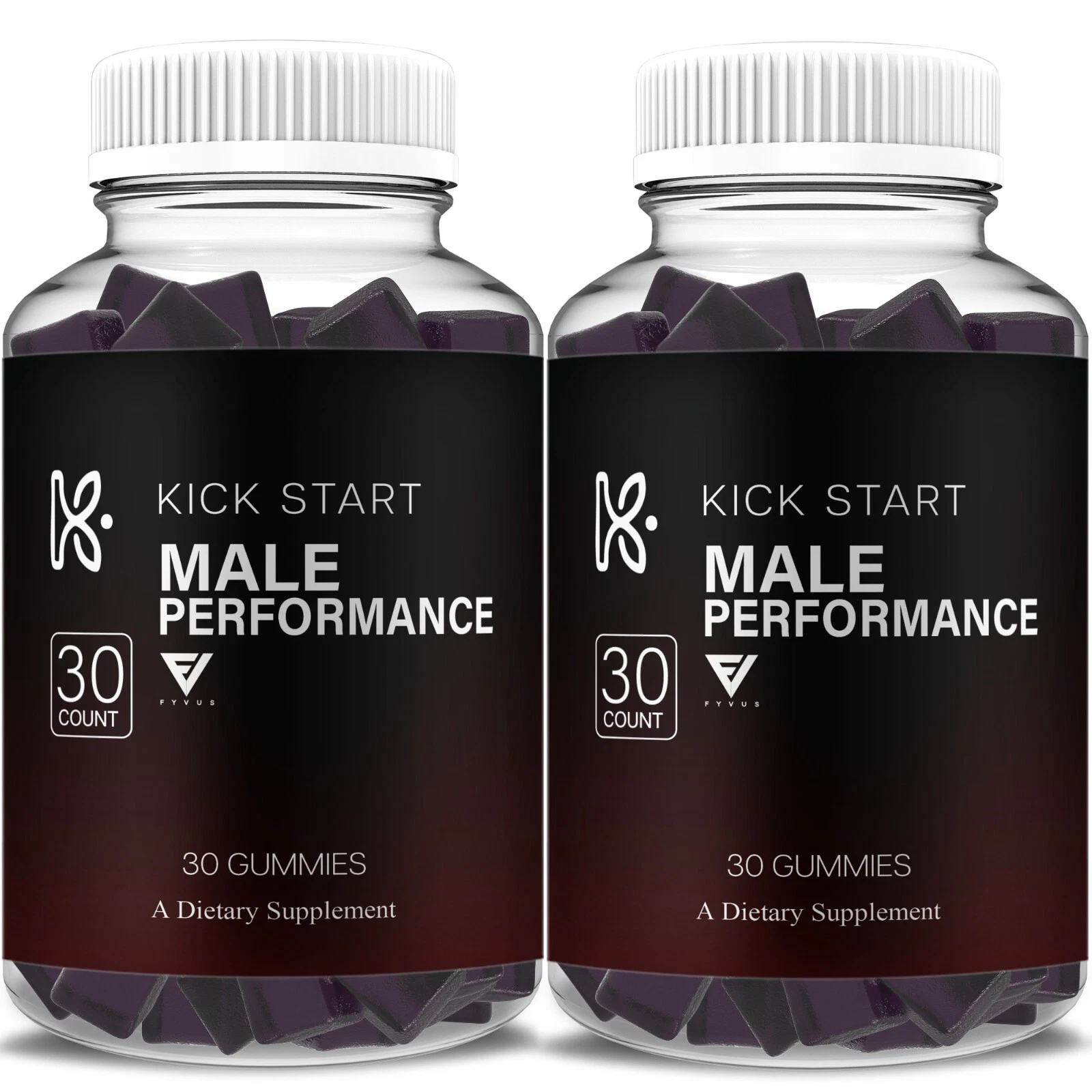 (2 Pack) Kick Start Performance Gummies, KickStart Advanced (2 Month Supply)