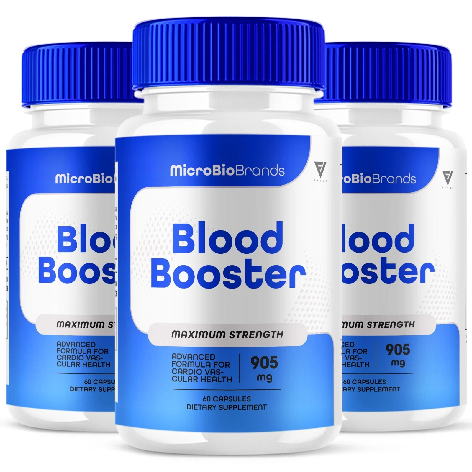 (3 Pack) MicroBio Blood Booster Capsules, MicroBio Blood Booster (180 Capsules)