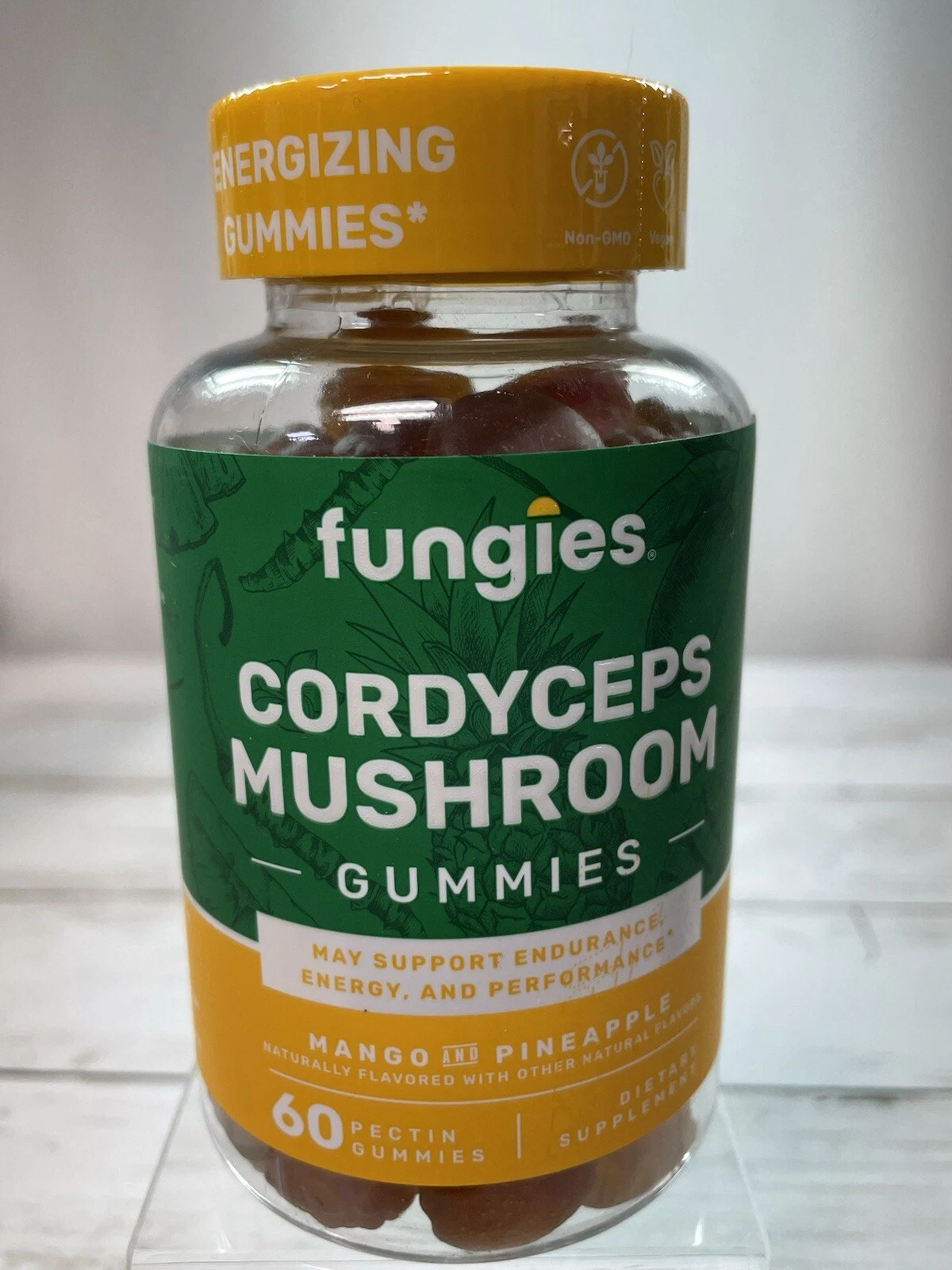 FUNGIES Cordyceps Mushroom Gummies - May support endurance, energy, performance