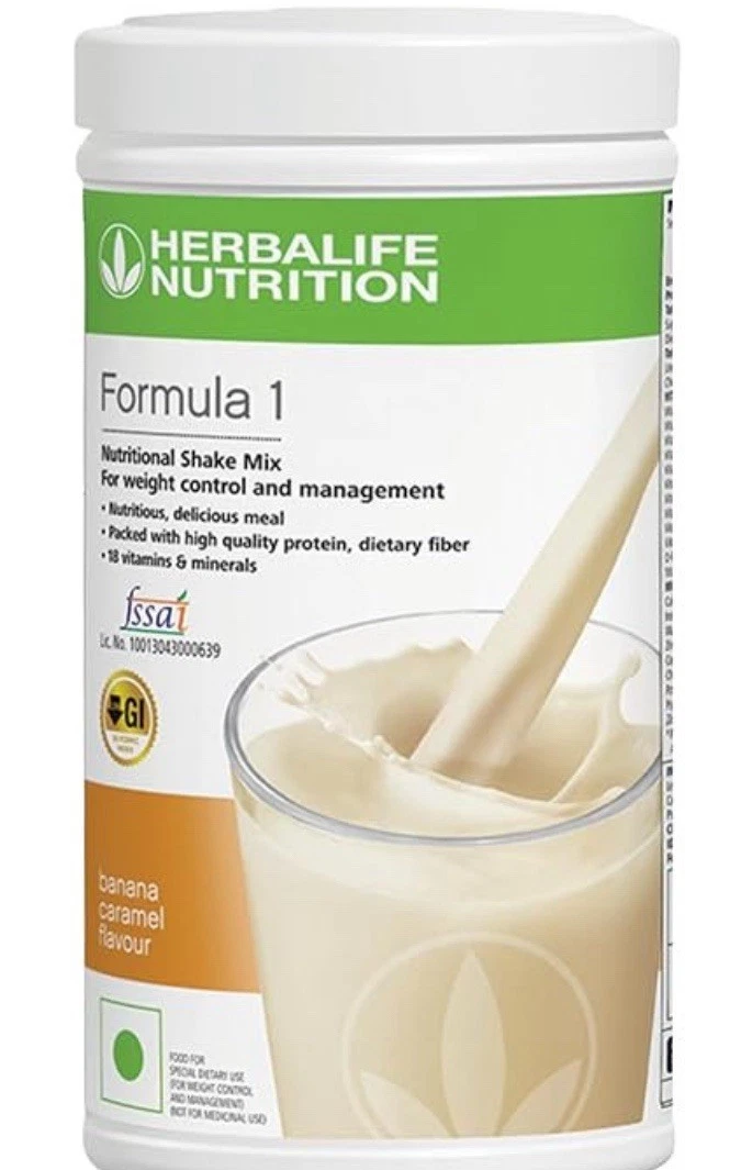 Herbalife Formula 1 Healthy Meal Nutritional Shake Mix Banana Caramel 750g/26.4