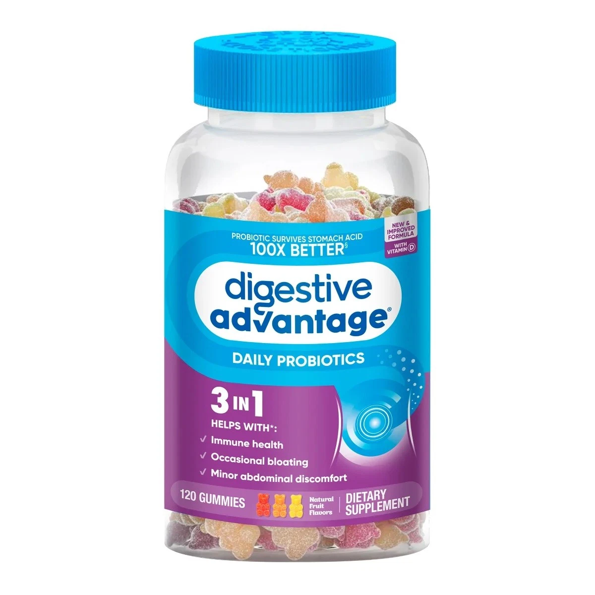 Schiff Digestive Advantage Probiotic, 120 Gummies