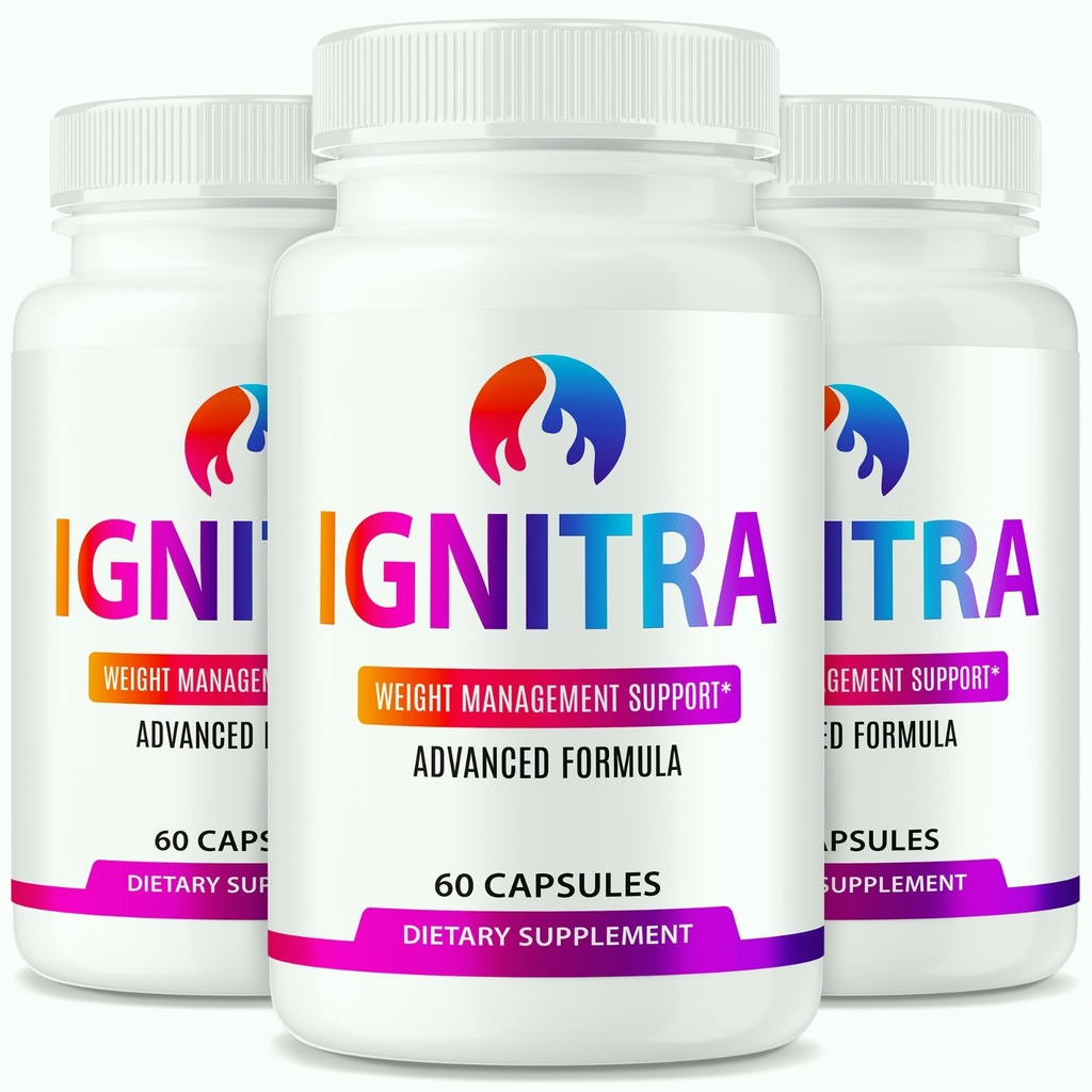 (3 Pack) Ignitra Capsules for Weight loss, Advanced Fat-Burning Support Formula