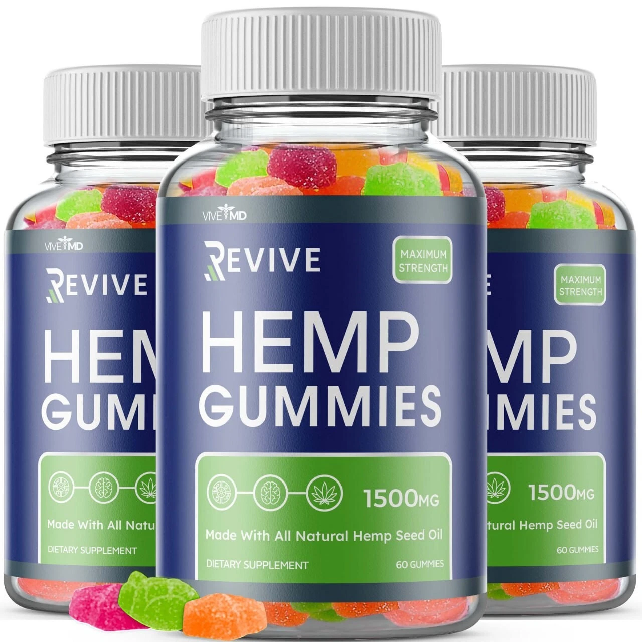 Revive Gummies with Advanced Formula Organic Extract - Official Formula (3 pack)