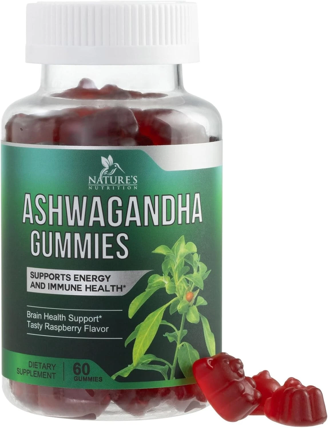 Ashwagandha Gummies with Natural Extra Strength 30:1 Ashwagandha Root Extract
