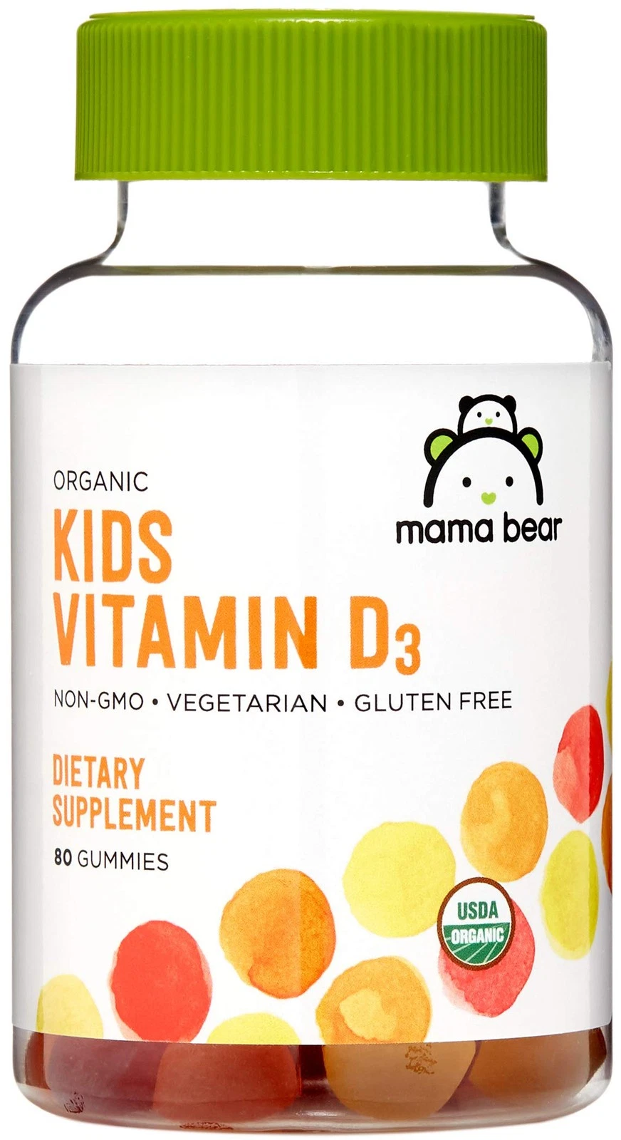 Amazon Brand - Mama Bear Organic Kids Vitamin D3 25 mcg (1000 IU) Gummies per se